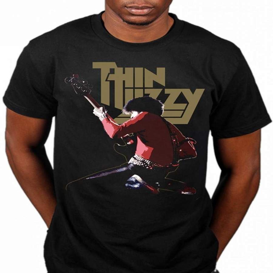 Thin Lizzy Phil Lynott Live TShirt Rock Band Brian Downey Heavy Metal ...