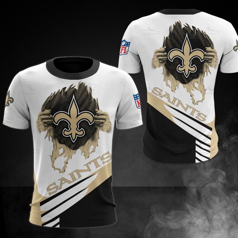 New Orleans Saints T-Shirt Cool Graphic Gift For Men