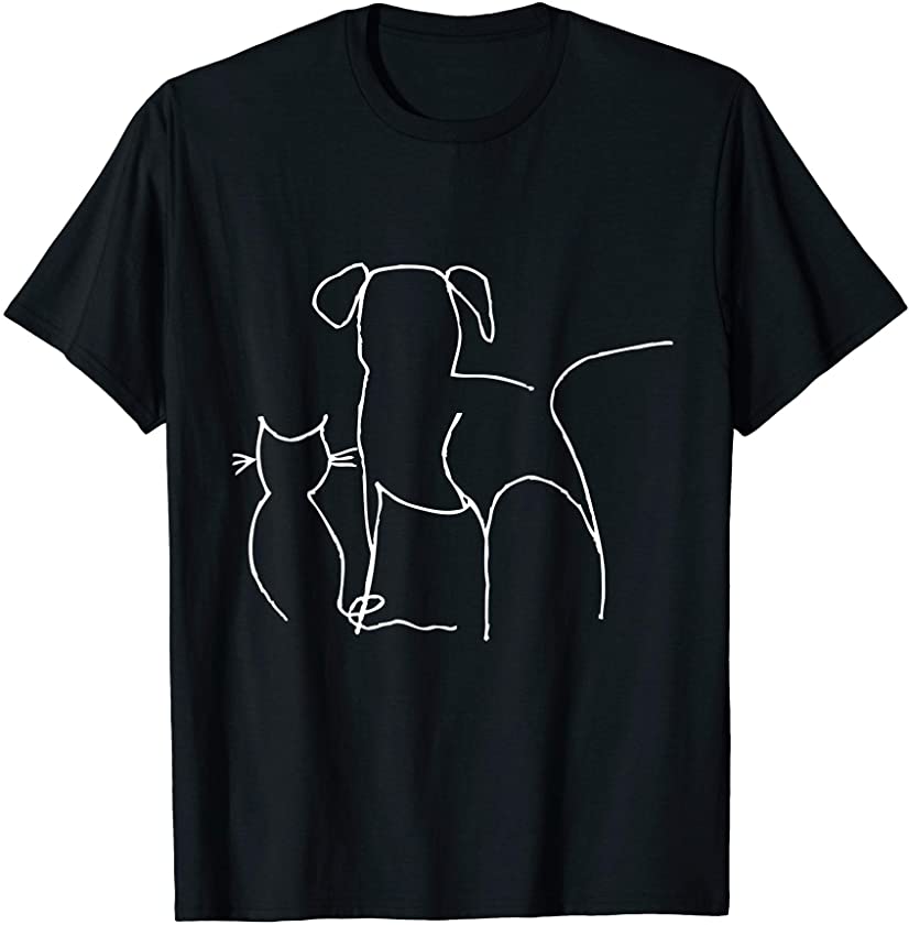 Animal Lover Design Dog and Cat – Animallove T-Shirt