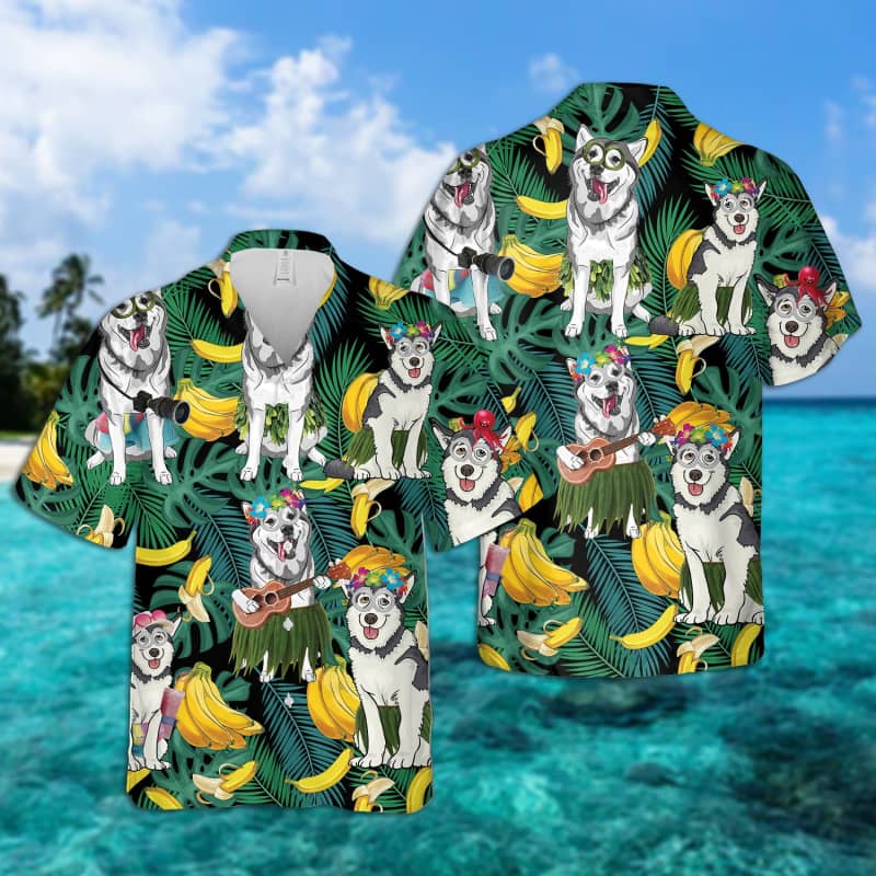 Alaskan Malamute Hawaii Shirt For Men Women Ha89211