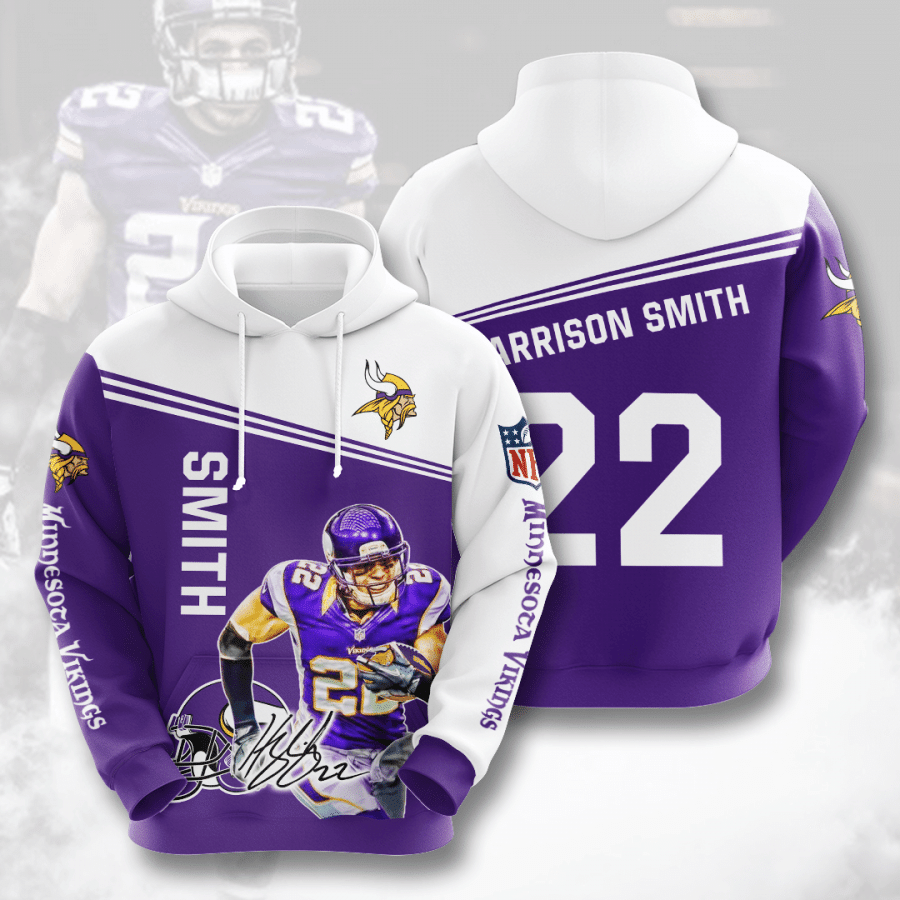 Harrison Smith Minnesota Vikings Minnesota Vikings 57 Unisex 3D Hoodie Gift For Fans