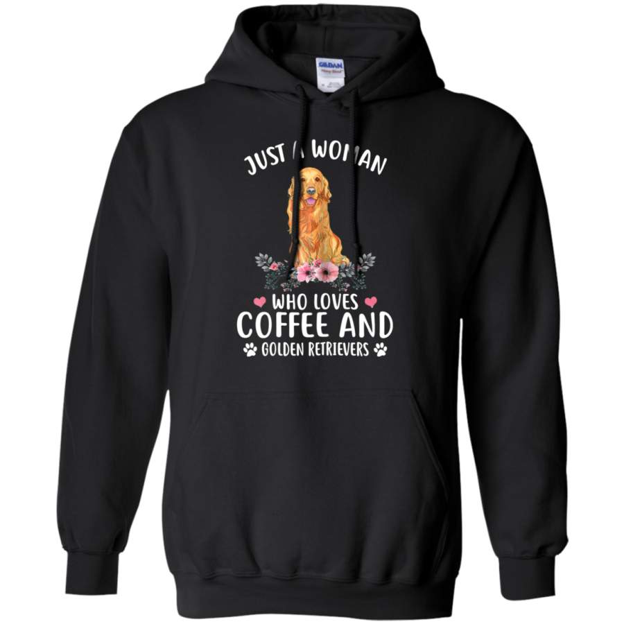 AGR Just A Woman Who Loves Golden Retriever Dog Lover Hoodie