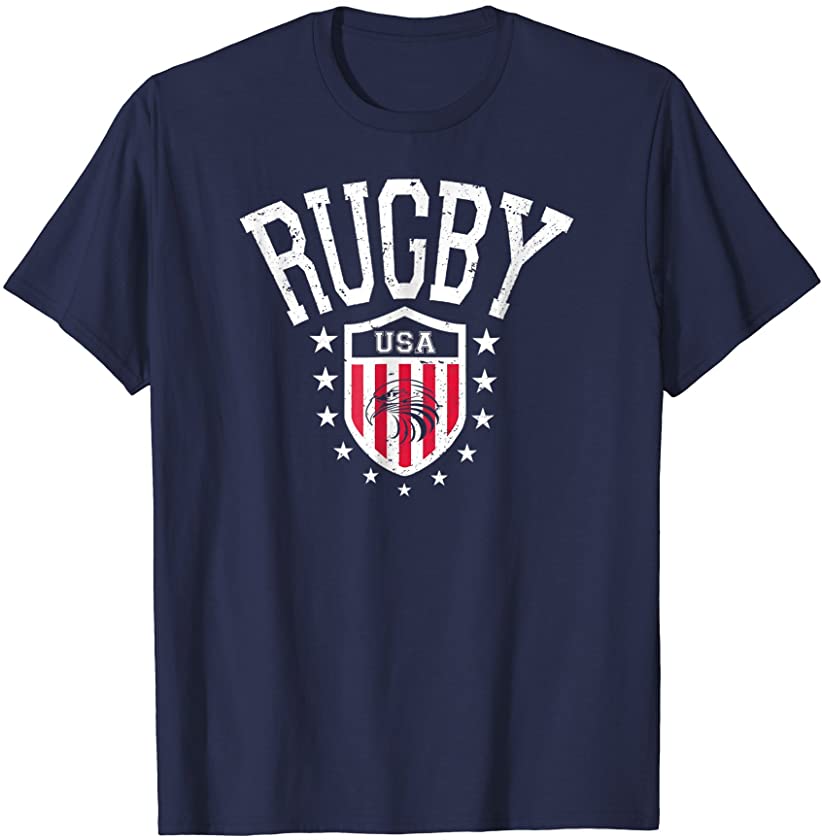 Vintage Rugby USA Eagle Shield T-shirt