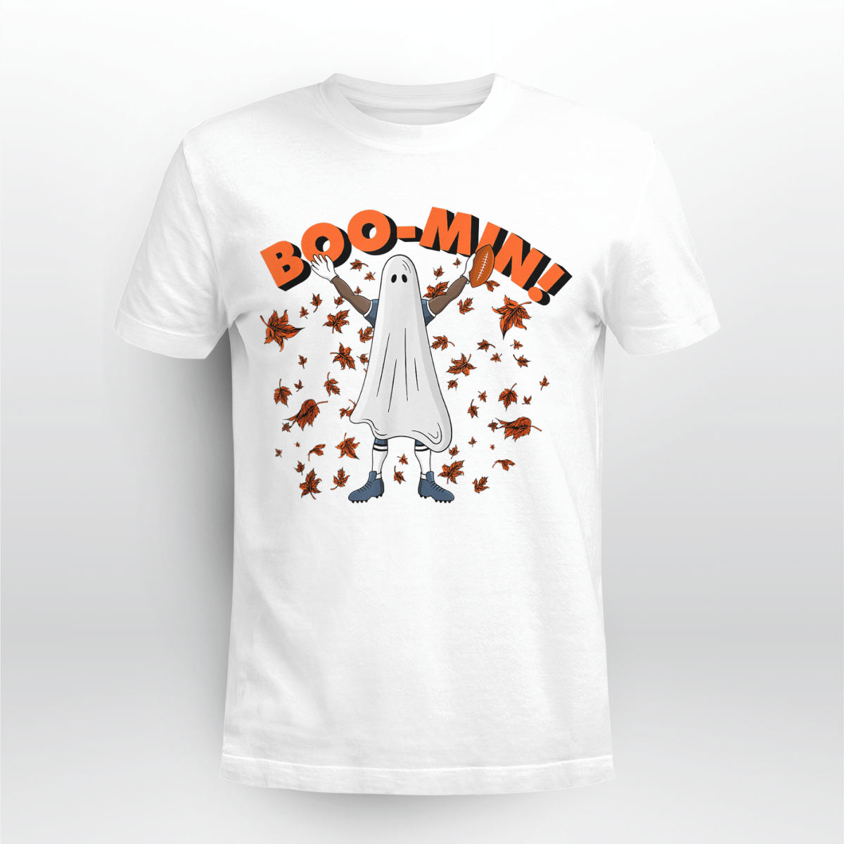 New Fashion Boo-Min Funny Football Halloween Shirt