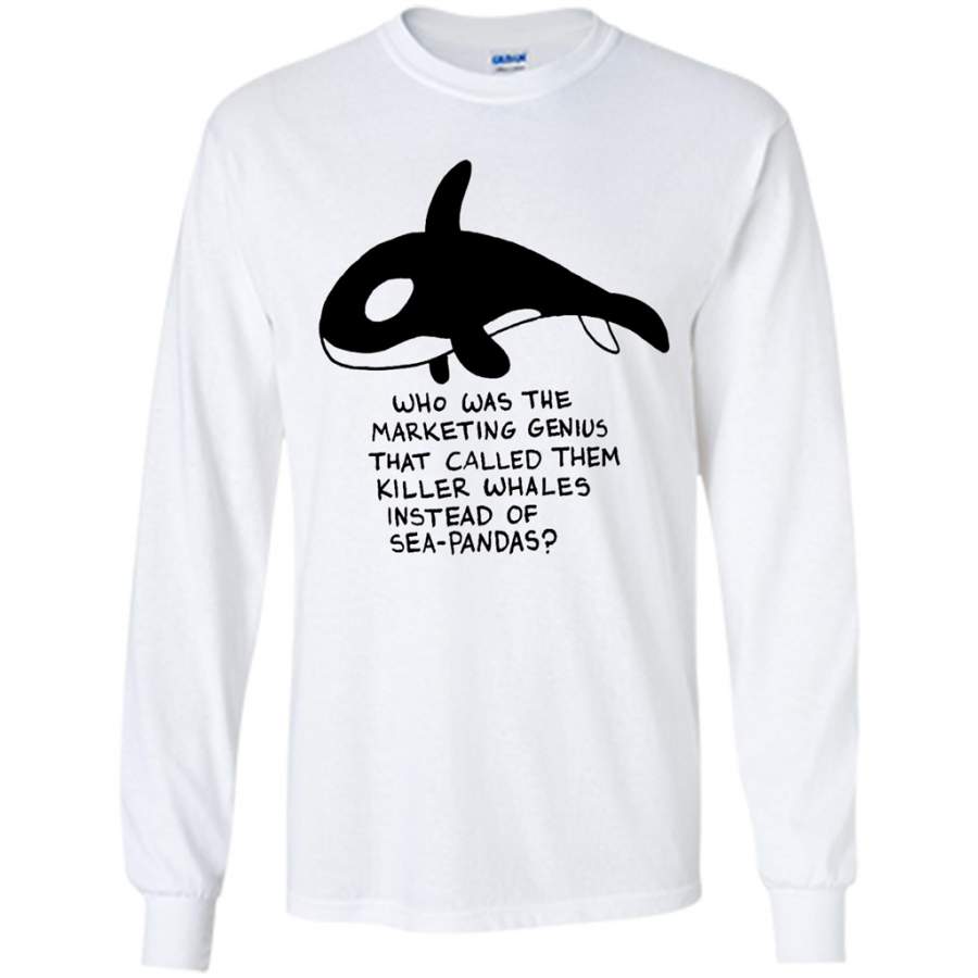 Killer Whales Sea-Pandas – Gildan Long Sleeve Shirt