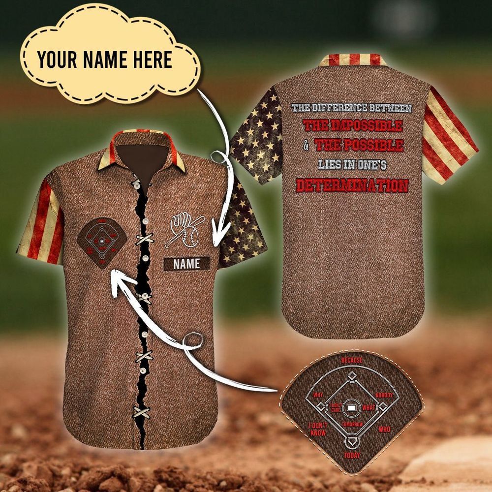 Baseball  Lover Personalized Khaki Nice Design Unisex Hawaiian Shirt For Men And Women Dhc17063050