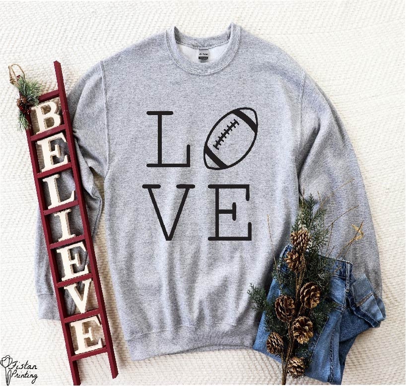 Football Love Sweater,Football Season Sweater,Football Family Sweater,Thanksgiving Sweater,Football Sweater,Game Day Shirt,Football Love Bespoketshirt