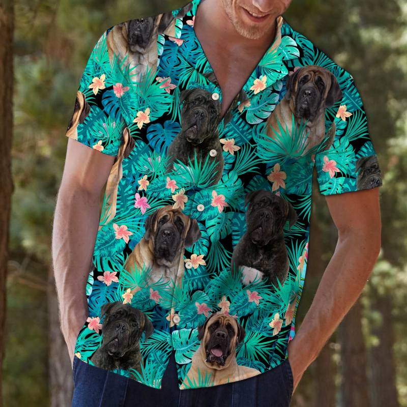 Mastiff Tropical Hawaiian Shirt Ha19620