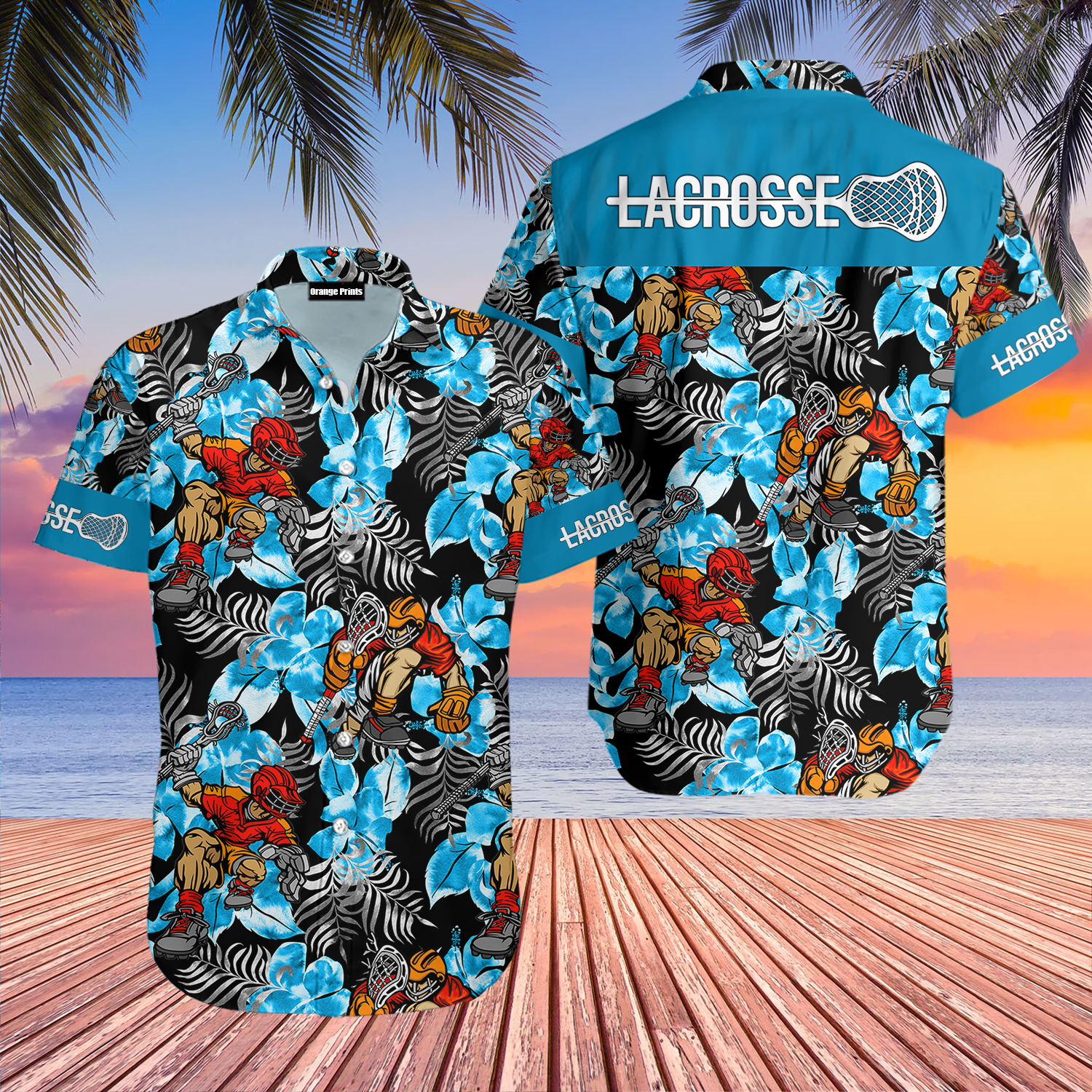 Lacrosse Floral Aloha Hawaii Shirts For Men And Women Ha96823