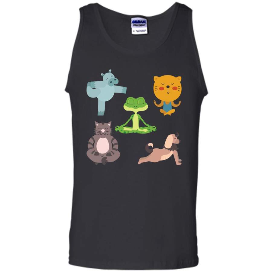 Yoga Animals T-shirt Sphynx Yoga