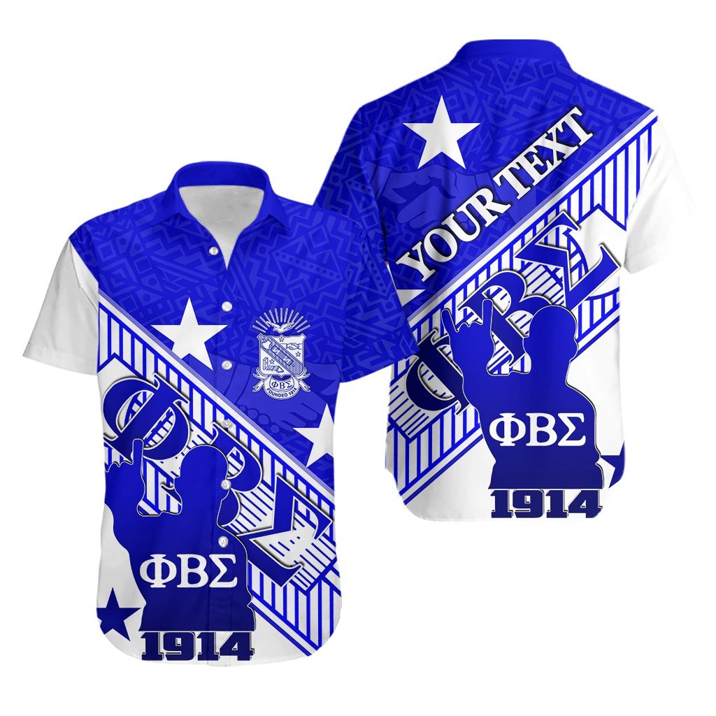 (Custom Personalised) Phi Beta Sigma Hawaiian Shirt Crest Style Lt6