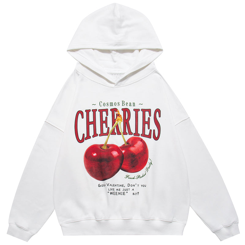 Lemandik Chic Pullover Hoodie Cherries