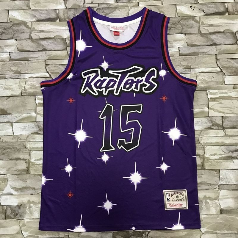 Toronto Raptors Vincent Carter #15 NBA 2020 New Arrival Navy Black Jersey