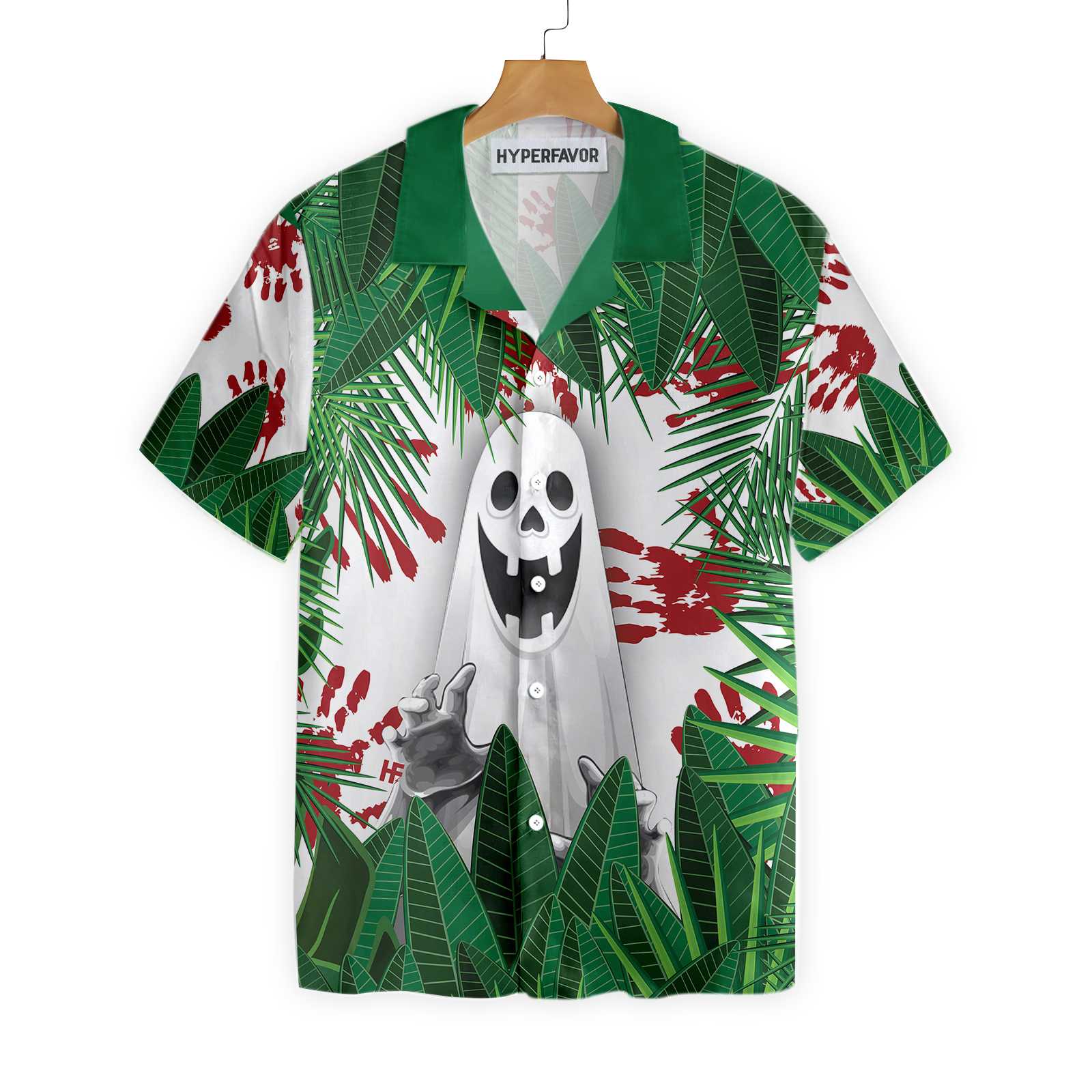 Ghost In The Bushes Halloween Hawaii Unique Shirt For Men And Women Ha60626