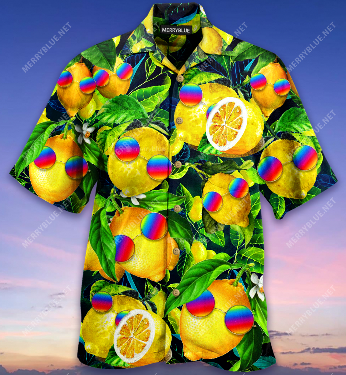 Just A Hippie On The Lemon Tree Unisex Hawaii Shirt Ha13709