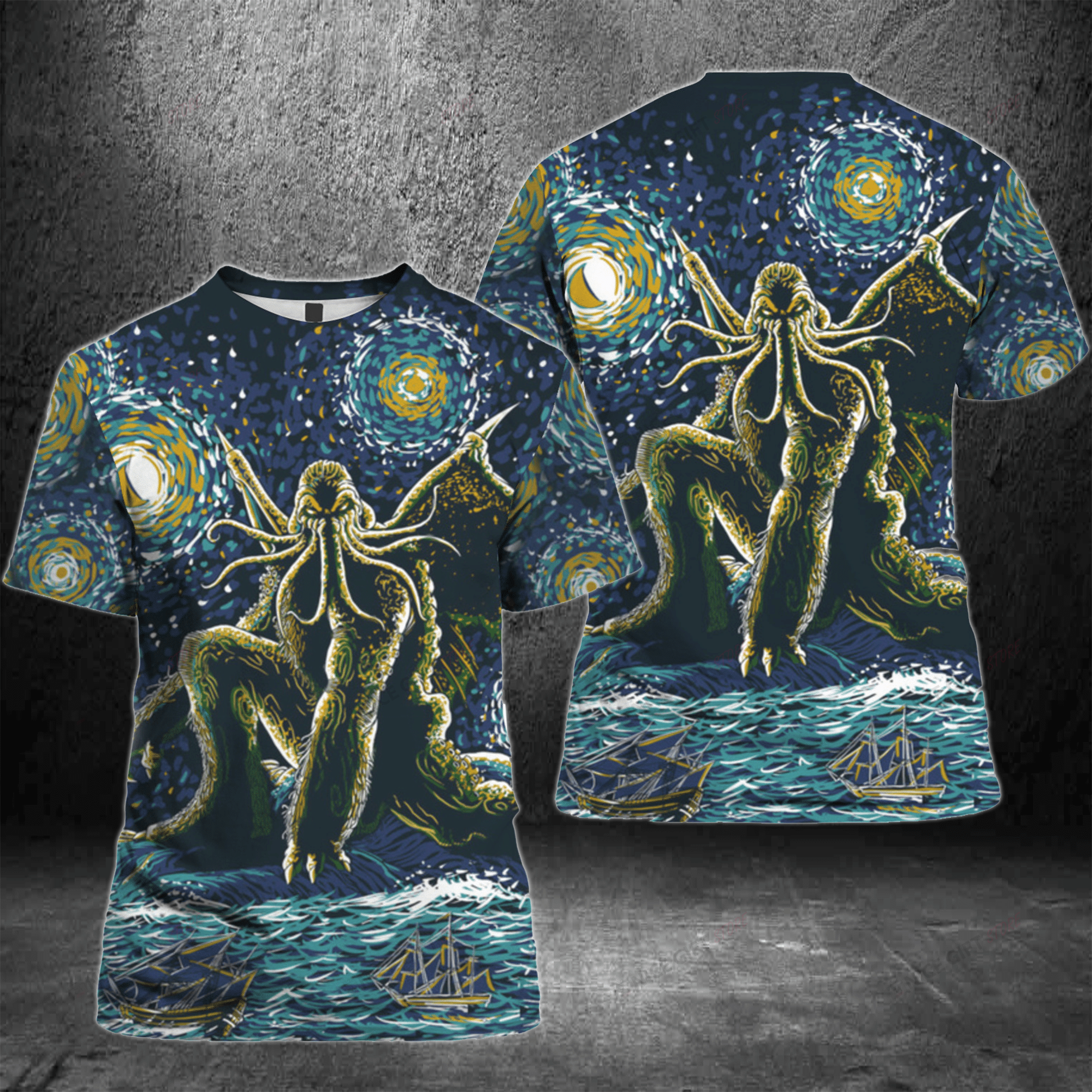Cthulhu 3D T-Shirt 3Ts-O5N2