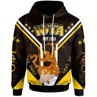 Iota Phi Theta Hoodie – Custom Fraternity Iota Phi Theta Centaur Star Africa Patterns Hoodie