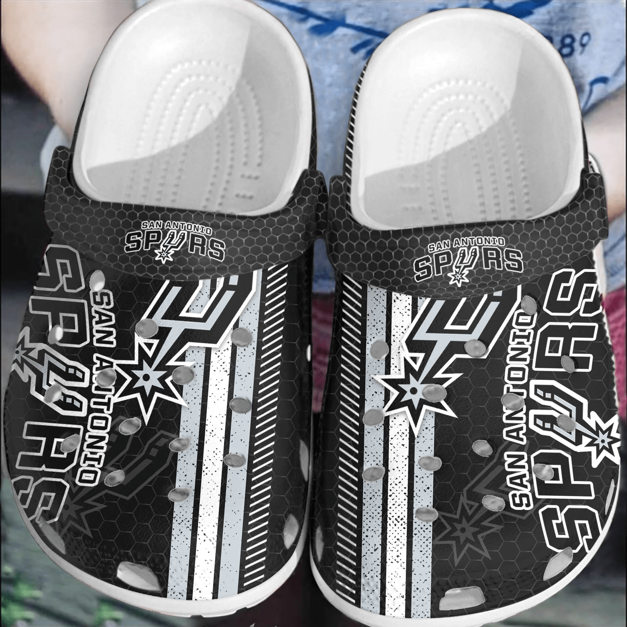 San Antonio Spurs Basketball Crocband Comfortable Shoes Crocss Clogs For Men Women