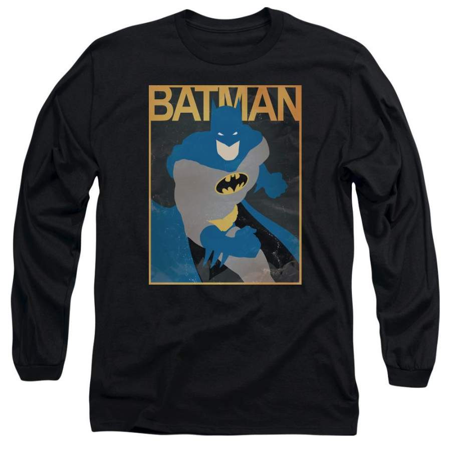 Batman – Simple Bm Poster Long Sleeve Adult 18/1