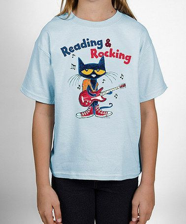 Loving This Blue Pete The Cat Reading Rocking Tee Adult On Shirt