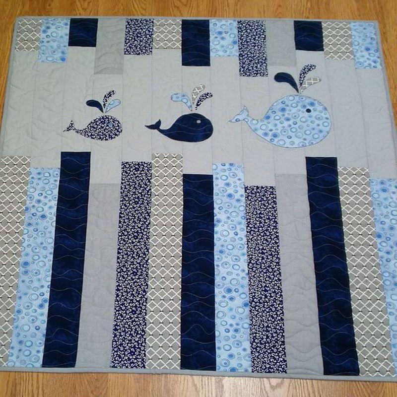 Honey Whale – Quilt Blanket