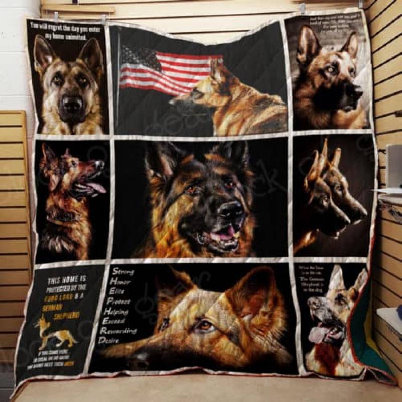German Shepherd K9 Quilt TH429