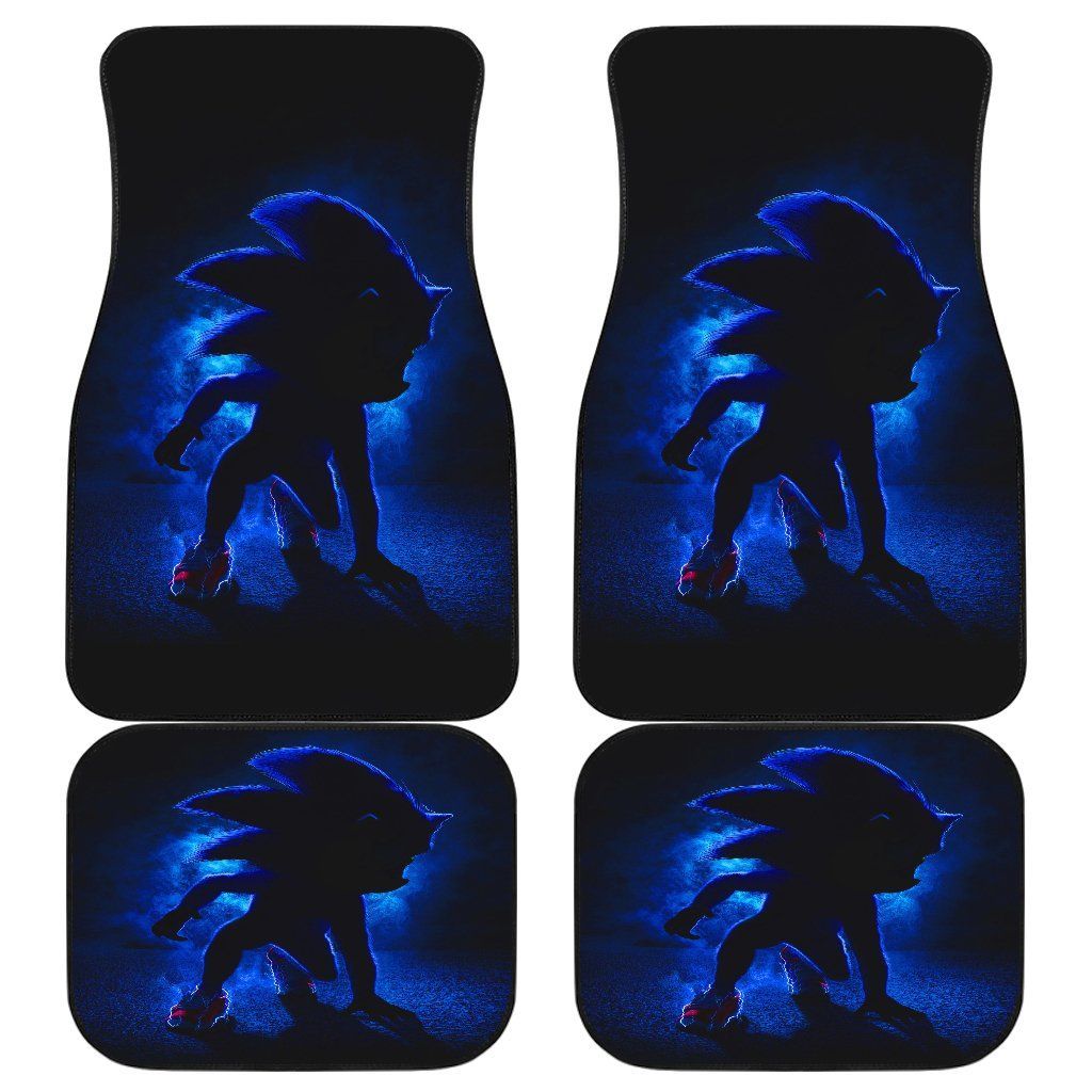 Sonic The Hedgehog 2020 Front And Back Car Mats Personalized Car Seat Floor Mat Custom Print