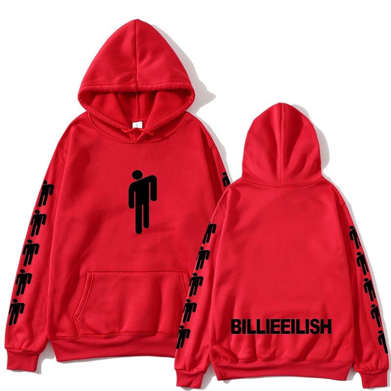 New Hot Billie Eilish Black Cotton Hoodie