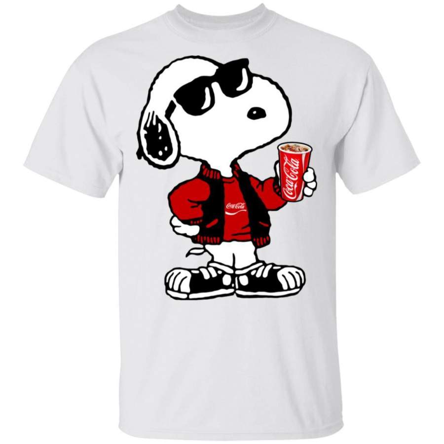 Snoopy Drinking Coca Cola T-Shirt