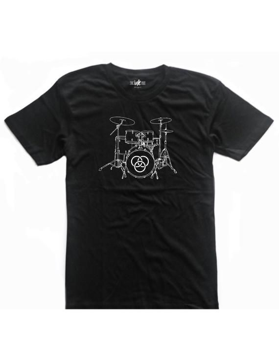 John Bonham Led Zeppelin Drums Teeshirt Unisex Shirt