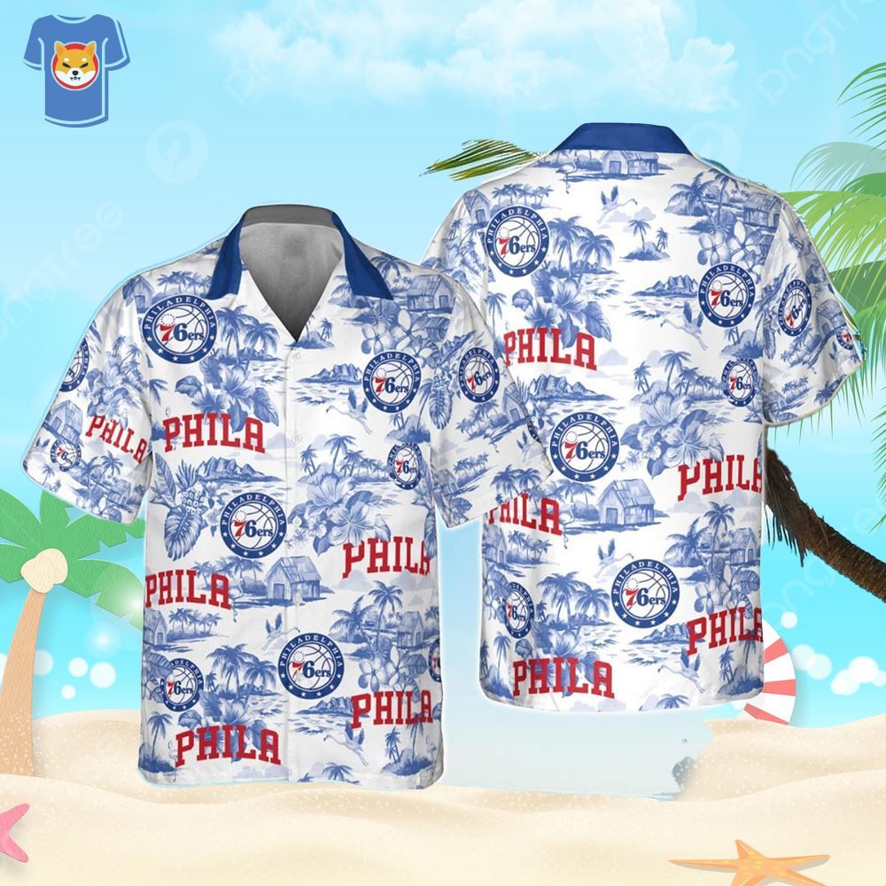 Philadelphia 76Ers National Basketball Association Hawaiian Shirt Gift For Fans