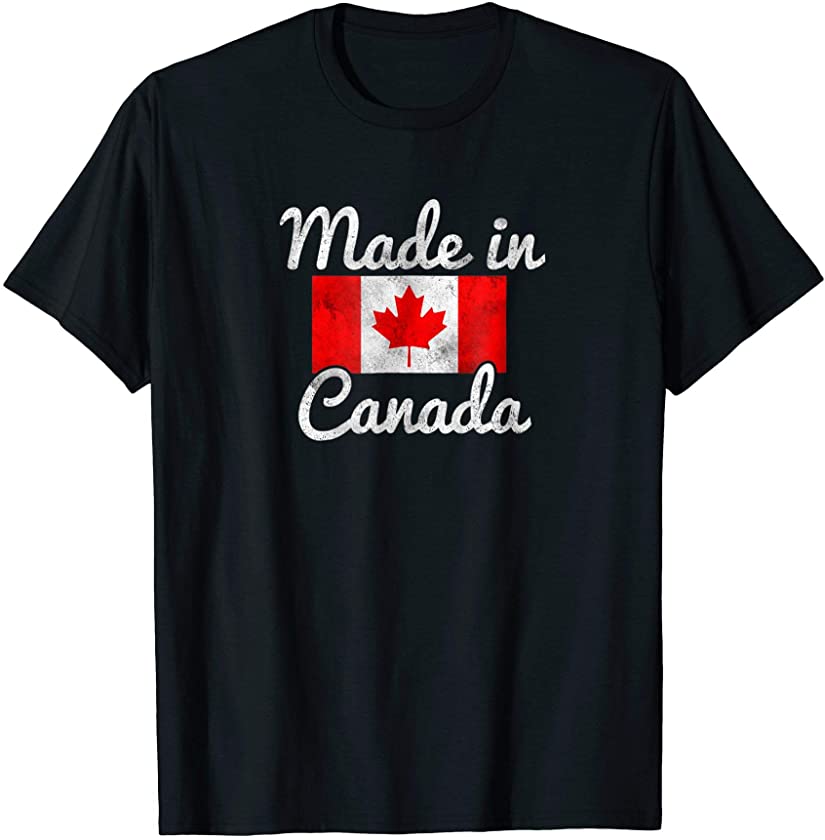 Canada Flag T-Shirt Vintage Made in Canada