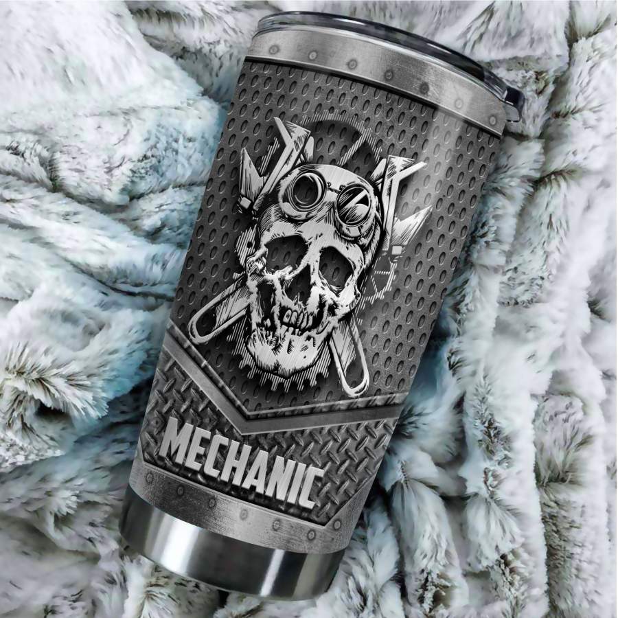 Mechanic Metal Stainless Steel Tumbler