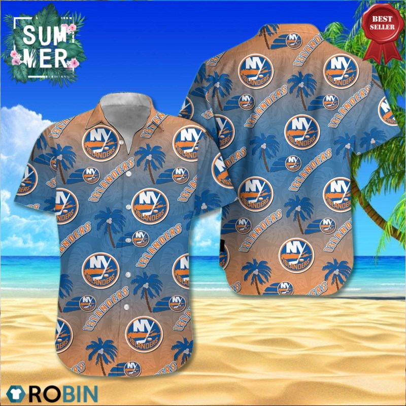 New York Islanders All Over Print Aloha Shirt 02