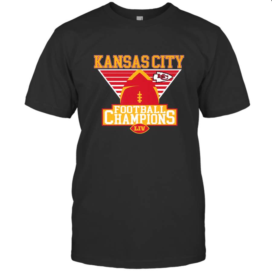 Kansas City Old School Football _ The City Of Champions LIV Men’s T-Shirt