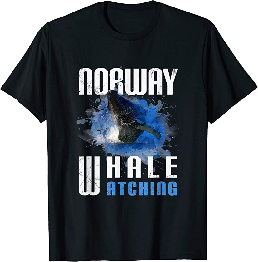 Norway Whale Watching for Norwegian Whale Sightseeing Tours T-Shirt