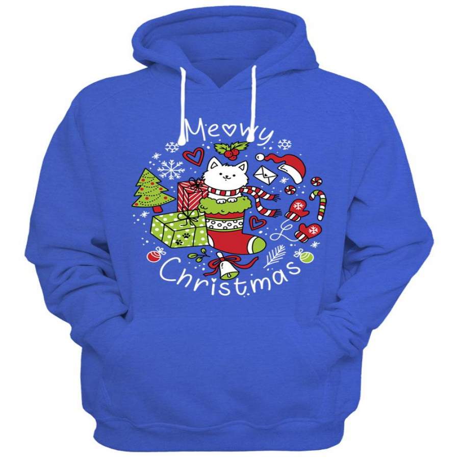 Meowy Christmas (Stocking) – Hoodie