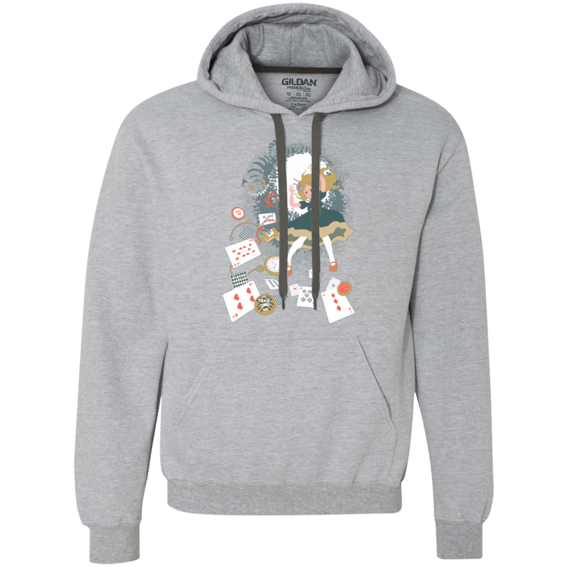 Down The Rabbit Hole Premium Fleece Hoodie