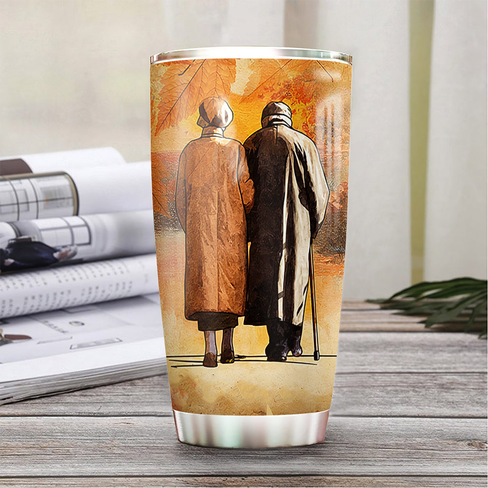 Old Couple Autumm Adaa2008001Z Stainless Steel Tumbler