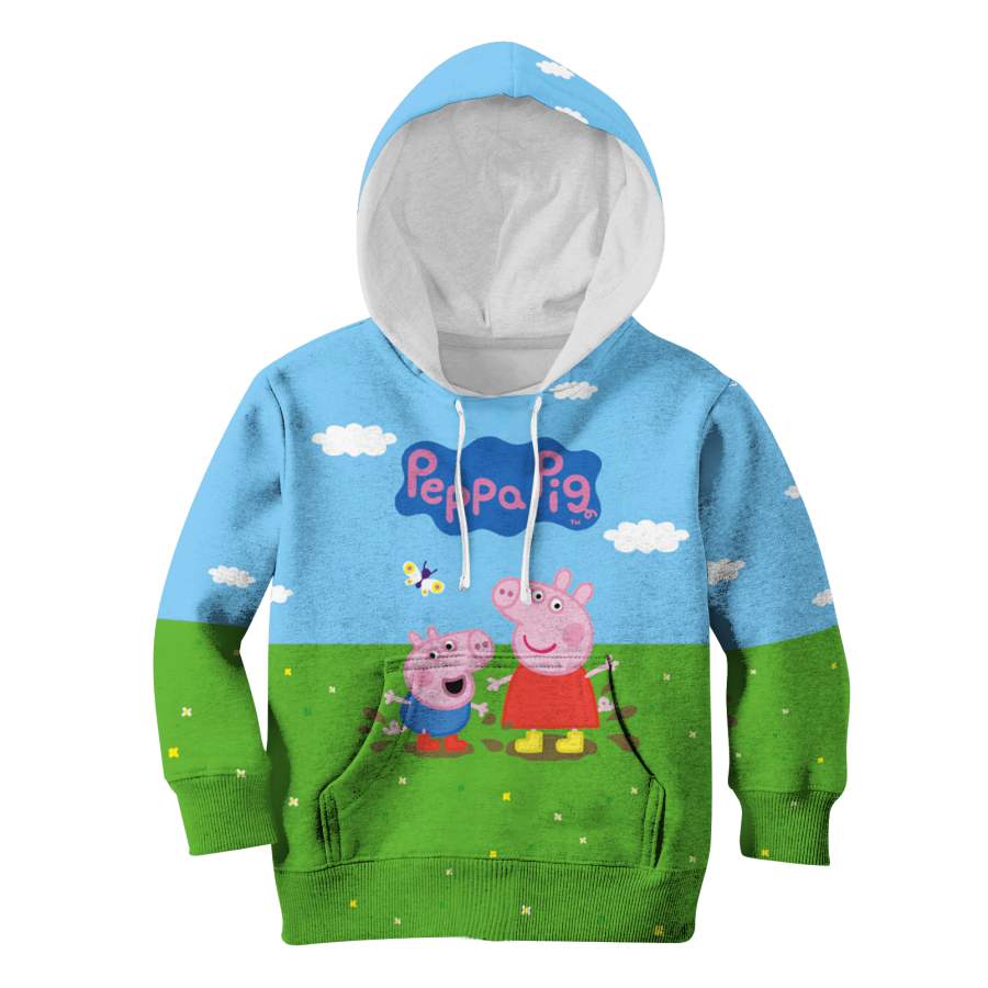 peppa pig Kid Custom Hoodies T-shirt Apparel