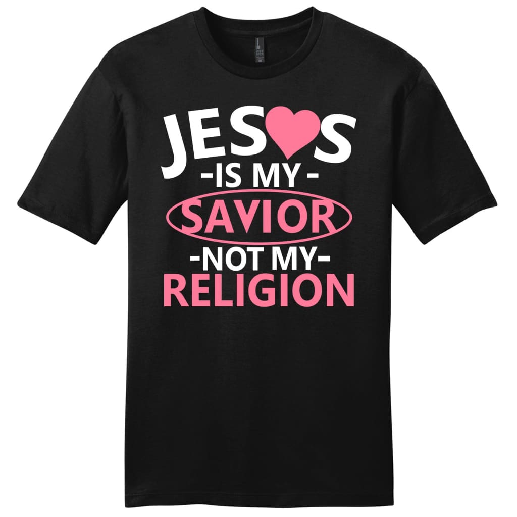 Jesus Is My Savior Not My Religion Men’S Christian T-Shirt, Jesus Shirts