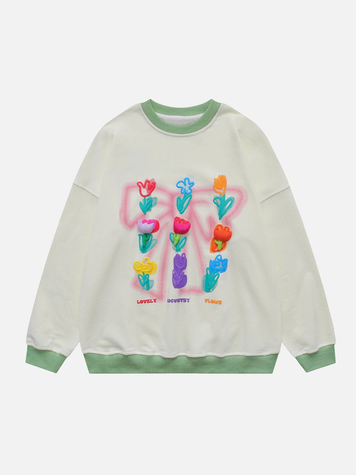 Talishko™ – 3D Flowers Print Sweatshirt