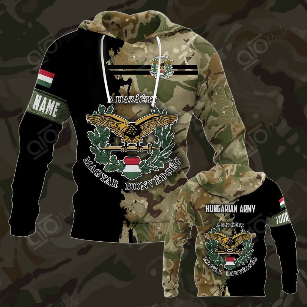 GGP20070116409 Native Hungarian Roots Hungary Expat Lovers Customzie Hungarian Army Symbol all over print hoodie Hoodies