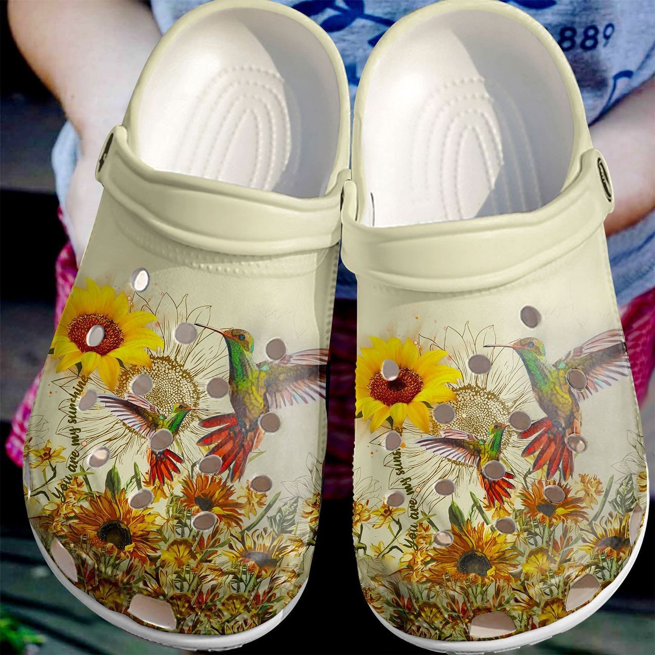 Hummingbird Personalized Clog, Custom Name, Text Hummingbird Couple, Fashion Style For Women, Men, Kid, Print 3D