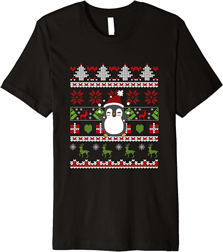 Penguin Ugly Christmas, Penguin Premium T-Shirt