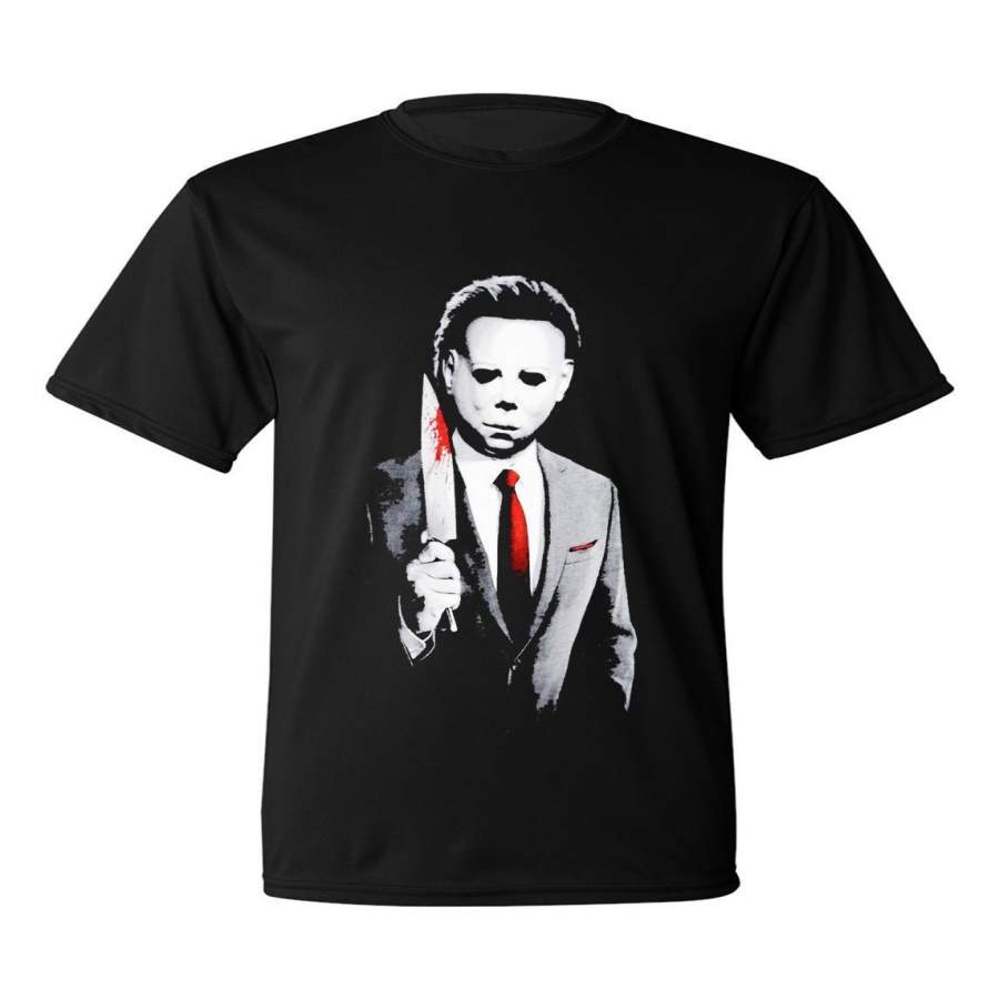 Michael Myers Halloween Power Suit Bloody Knife T-Shirt