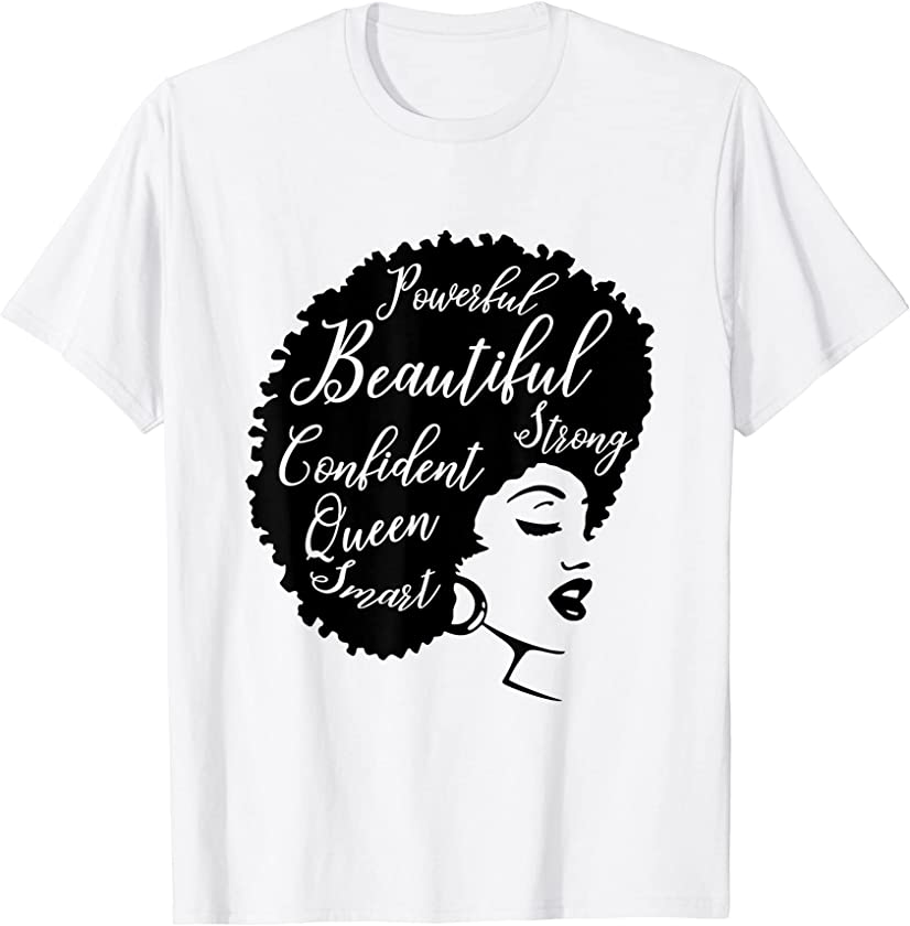 Black African American Queen Afro afrocentric T-Shirt