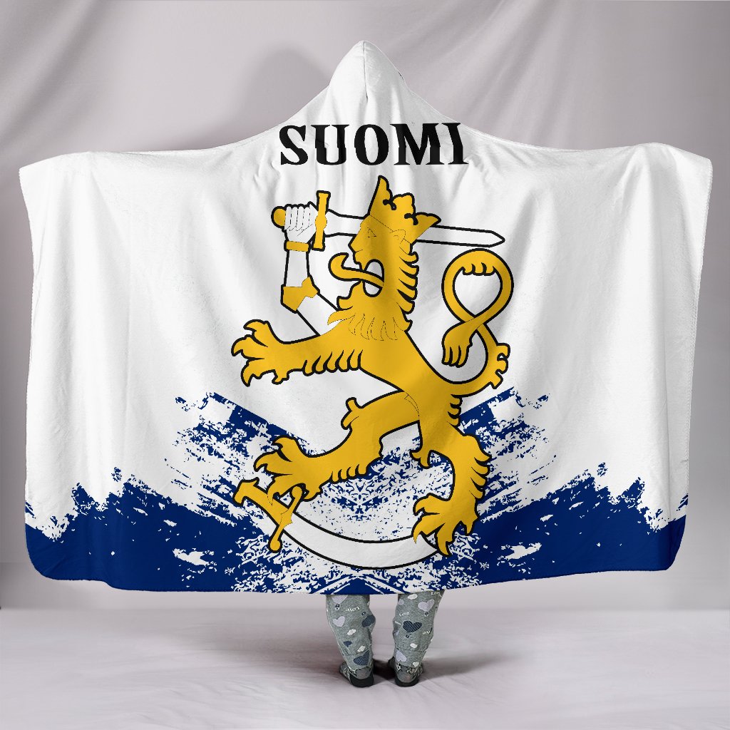 (Suomi) Finland Special Hooded Blanket A7