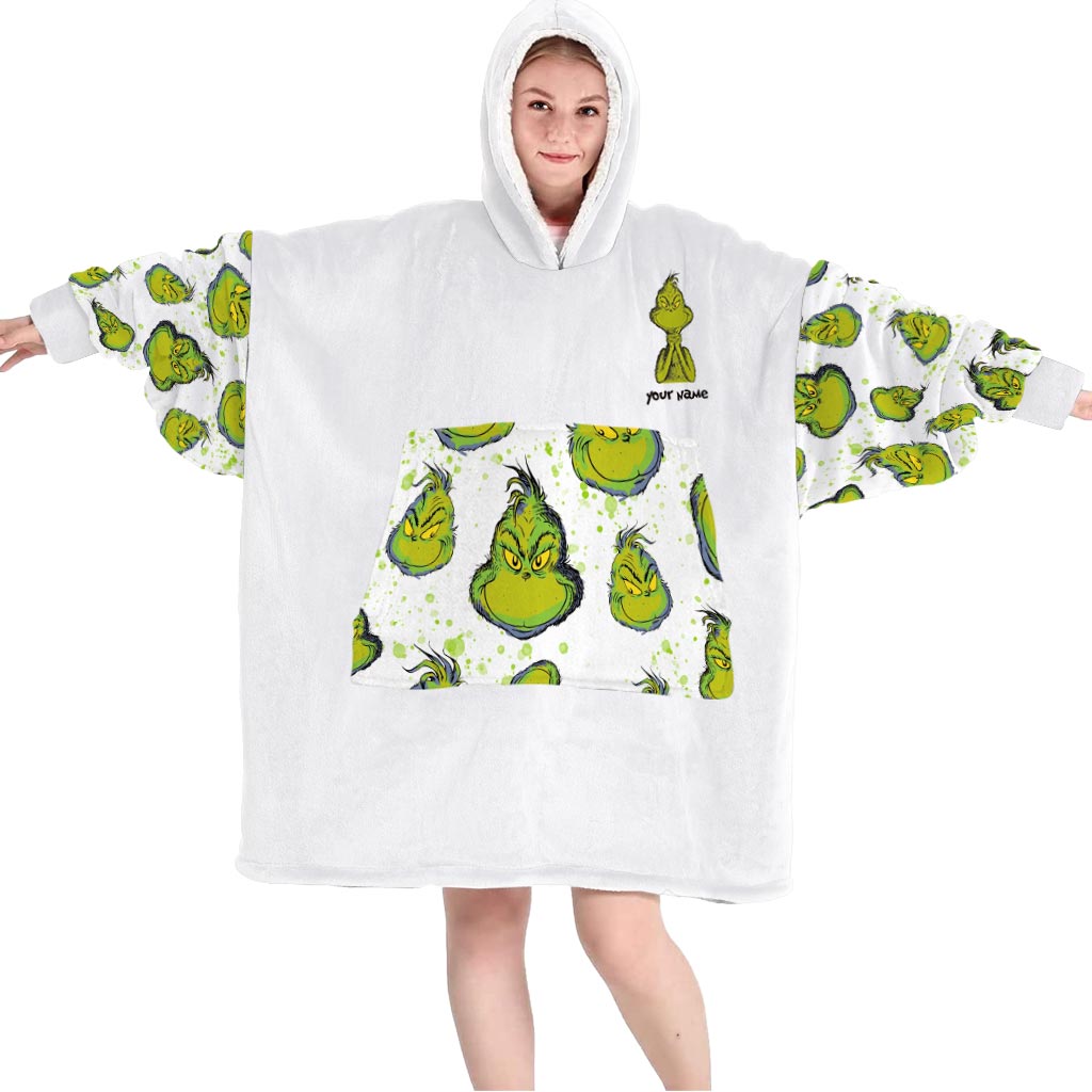 Rock Paper Scissors – Personalized Stole Christmas Blanket Hoodie