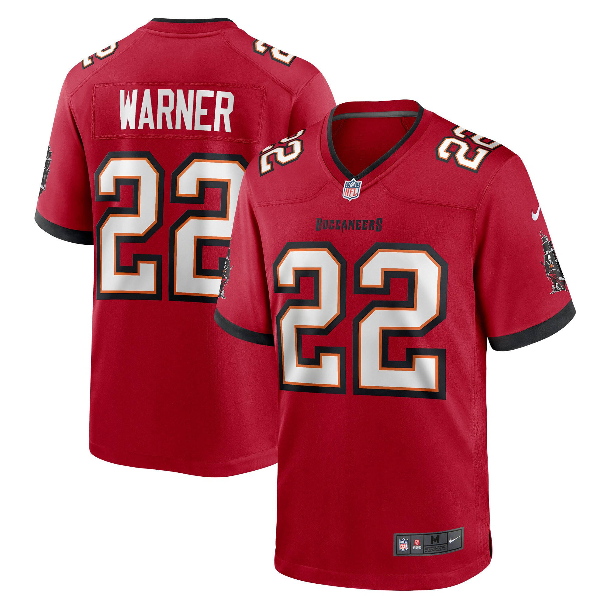 Troy Warner Tampa Bay Buccaneers Game Player Jersey – Red NFL